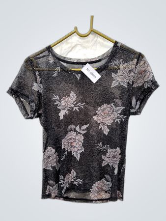 Sheer Floral Top