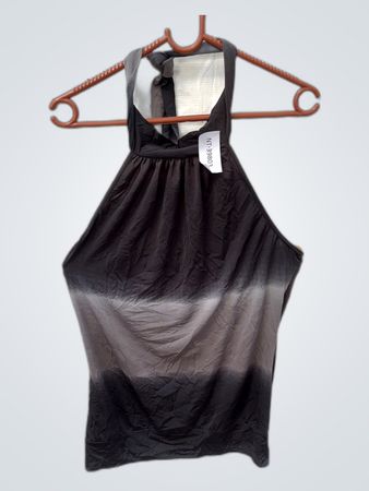 Black and Gray Gradient Dress