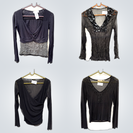 Y2K Sheer Blouses Bundle