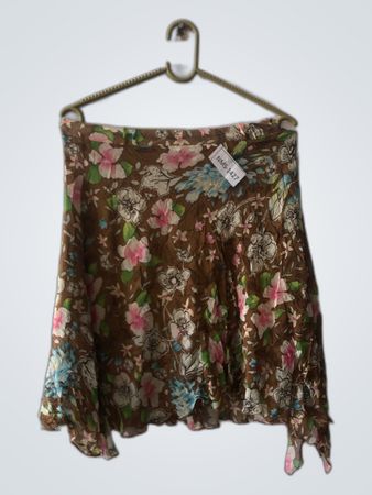 M&S Floral Print Mini Skirt