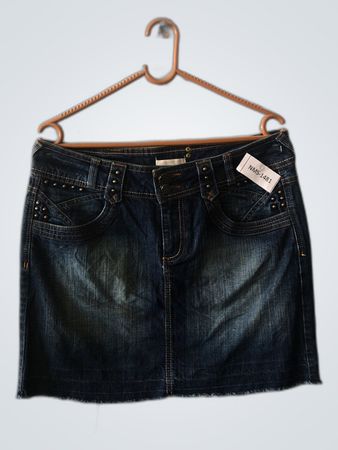 Promod Denim Mini Skirt