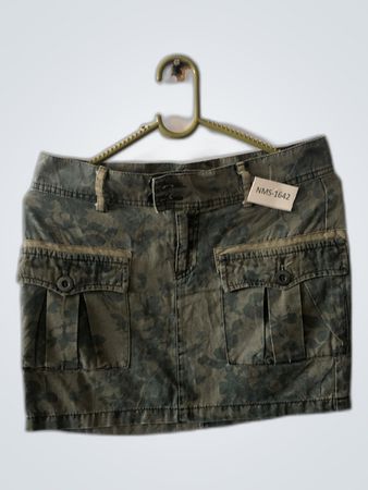Jupe Mini Cargo Camouflage