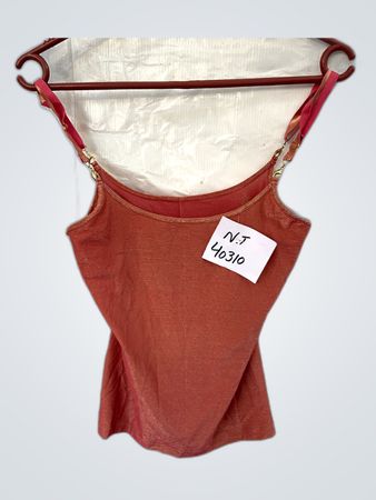 Unbranded Metallic Rust Camisole Top