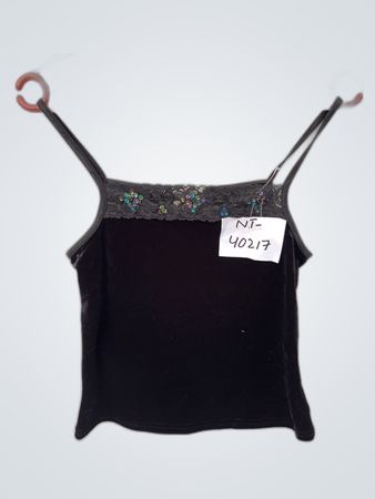 Next Black Lace Trim Camisole