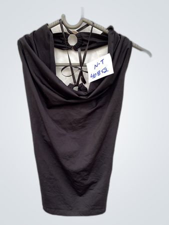 Black Halter Neck Blouse