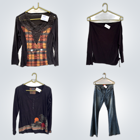 Neutral Jeans +Tops Mix (FV-216)