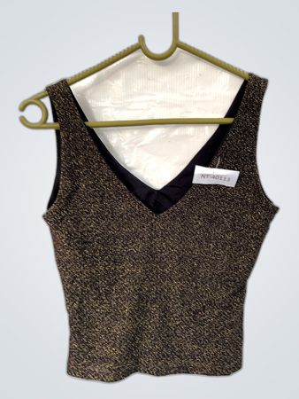 Brown and Gold Tank Top