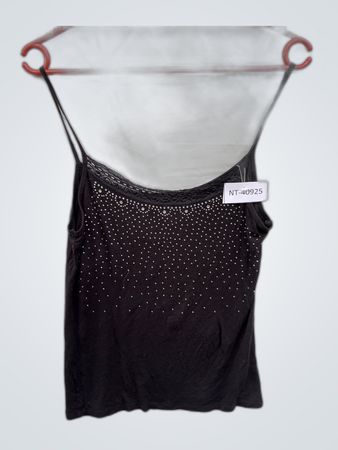 Unbranded Black Lace Trim Camisole