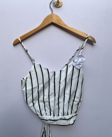 Striped Strappy Camisole Top