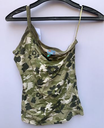 B.SK Camo Print Tank Top
