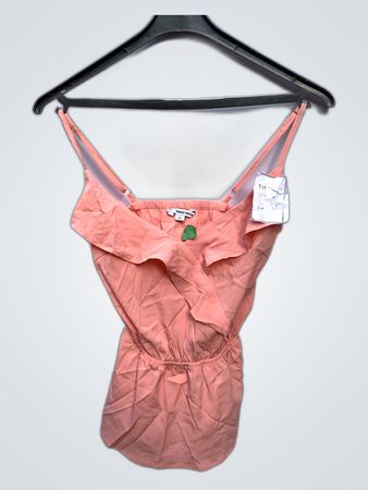 Tally Weijl Peach Ruffled Camisole Top