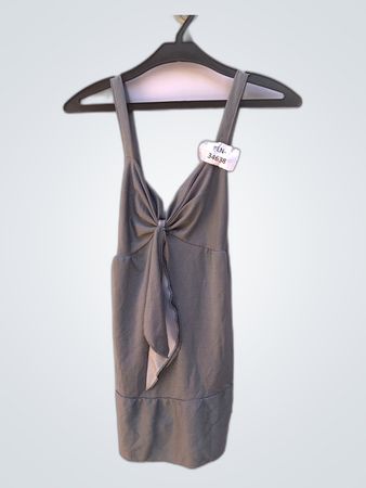 Robenton Gray Bow Detail Camisole