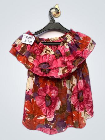 Printed Off-Shoulder Blouse