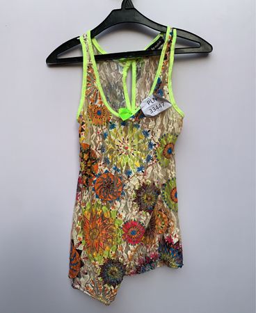 Floral Pattern Tank Top