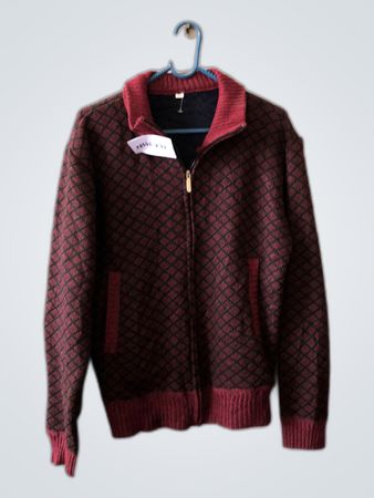 Knit Zip Cardigan