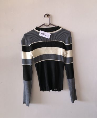 Unbranded Striped Knit Sweater