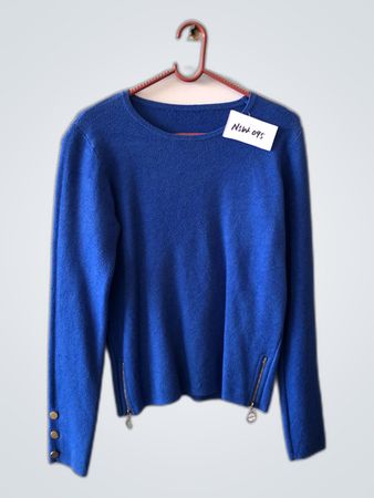 Blue Knit Sweater