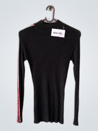 Nike Black Knit Turtleneck Sweater
