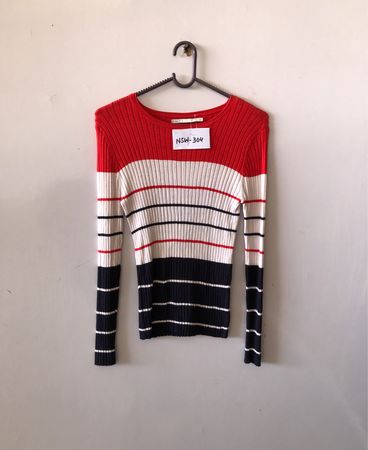 Only Striped Knit Sweater