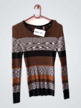 Tahari Striped Knit Sweater