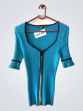 Bella Zip-Up Knit Cardigan