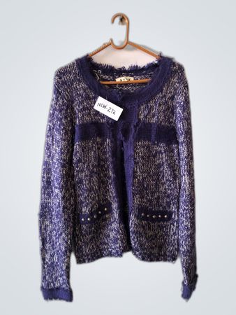 Anna Fringed Knit Cardigan