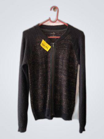 Urban Collection Black Zip Cardigan