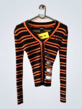 Social Collision Striped Long Sleeve Top