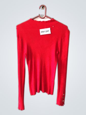 Red Long Sleeve Sweater