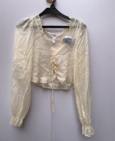 Sheer White Blouse