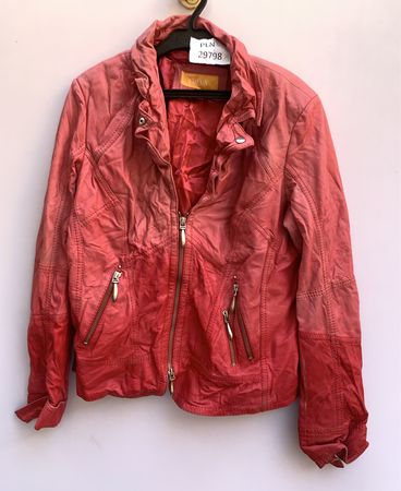 Biba Red Leather Jacket