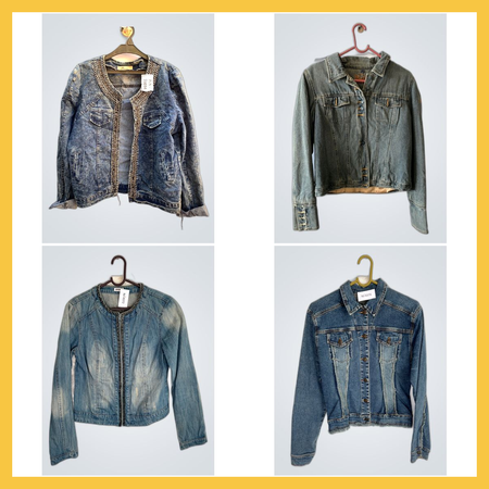 Vintage Style Denim Jackets Bundle (FV-282)