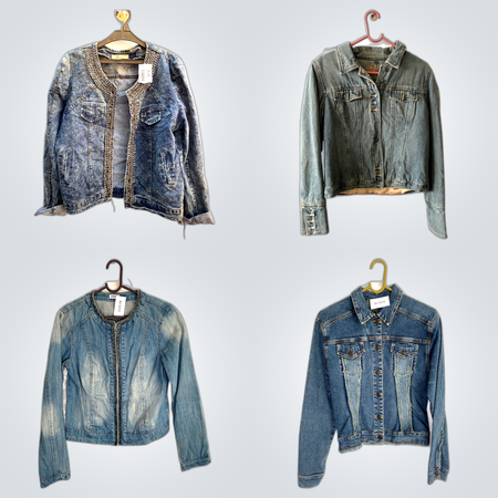 Vintage Style Denim Jackets Bundle (FV-282)