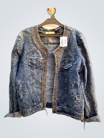 Paccia Embellished Denim Jacket