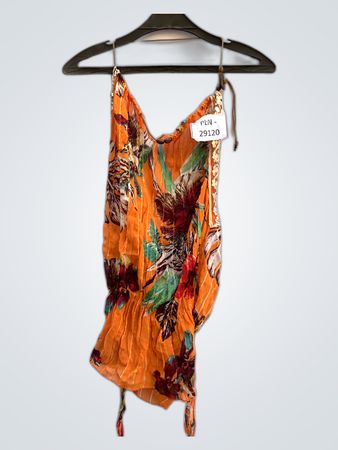 Vegas Printed Sleeveless Blouse