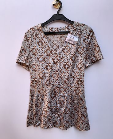 Blouse with Floral Pattern
