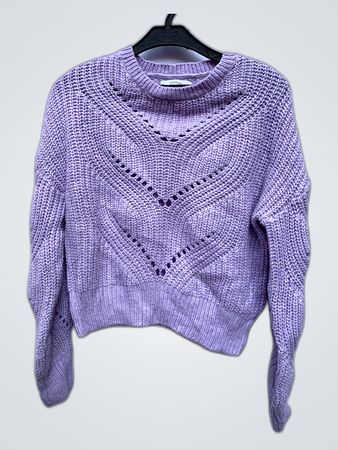 Reserved Lilac Open Knit Sweater