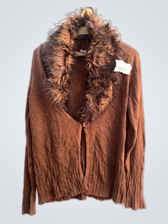 Brown Fur-Lined Jacket