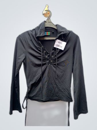 One Lace-Up Hoodie
