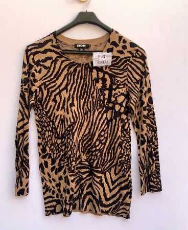 DKNY Leopard Print Sweater