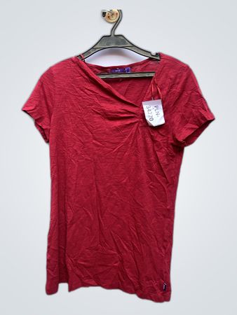 H&M Red Wrap Blouse