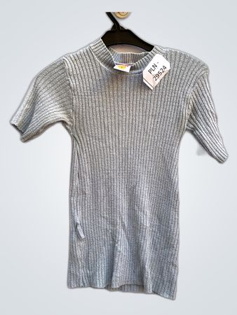 Clockhouse Gray Ribbed Turtleneck Top