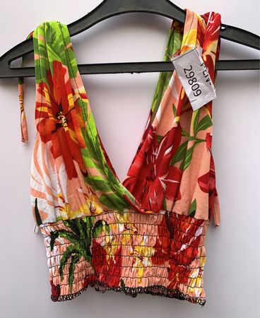 Unbranded Printed Floral Wrap Blouse