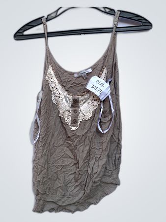 Papaya Lace Trim Camisole