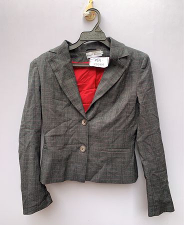 French Fashion Plaid Blazer