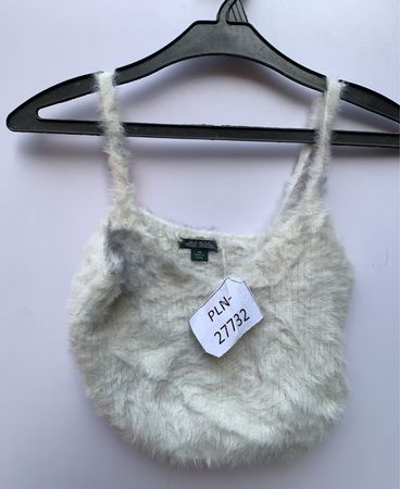 Wild Fable Fuzzy White Tank Top