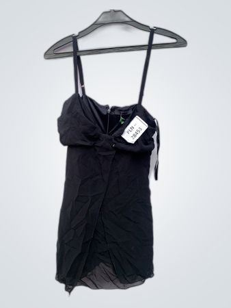 Black Ruffled Dress