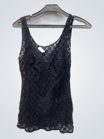 Black Lace Tank Top