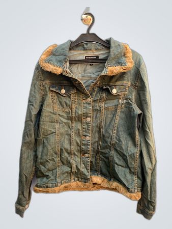New Morrigan Denim Fur Collar Jacket
