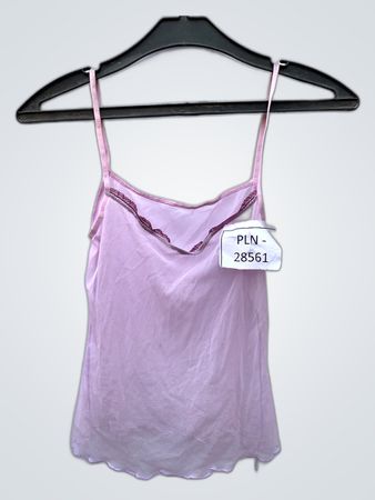 Pink Lace Trim Camisole